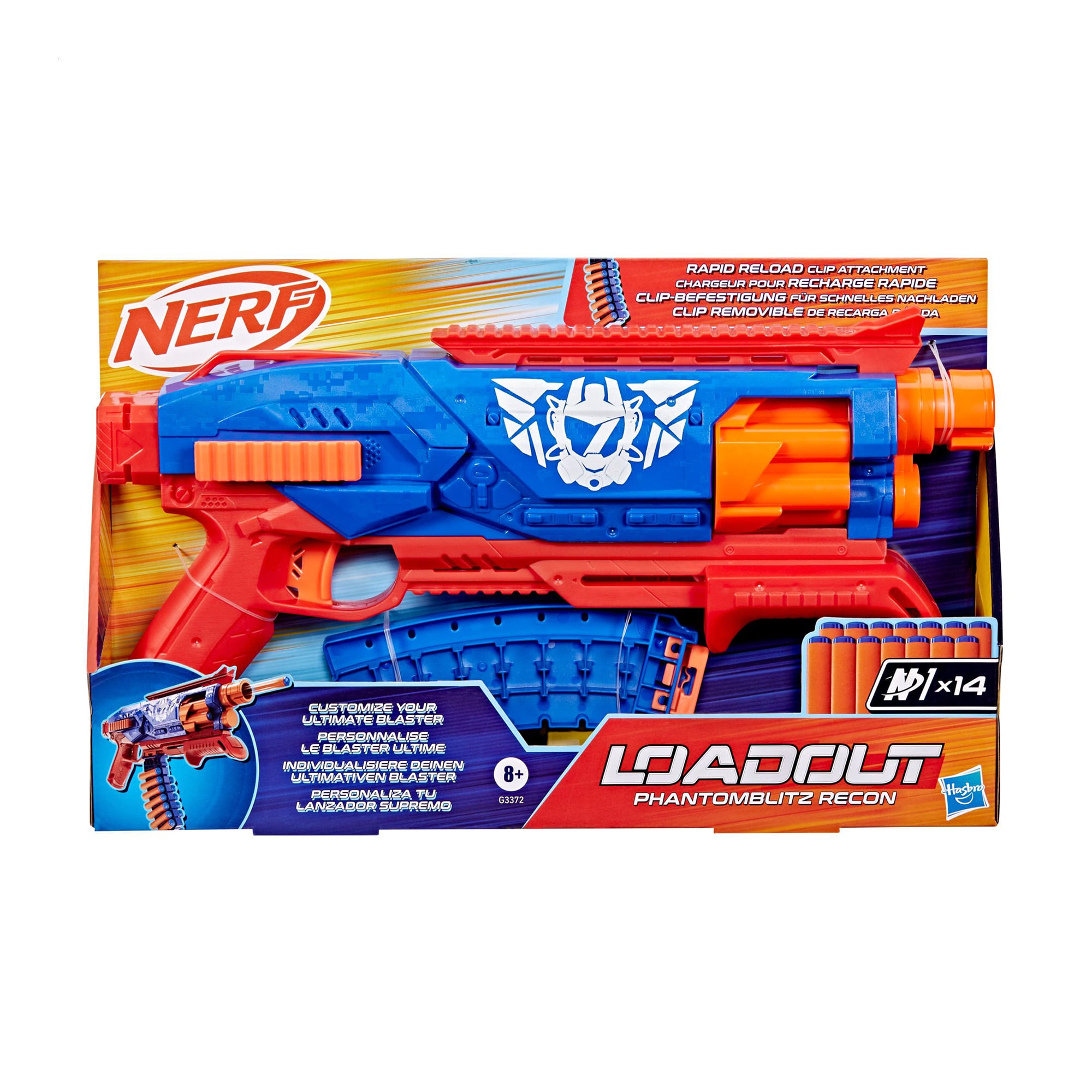 Іграшковий бластер Nerf Loadout Phantomblitz Recon, від 8 років (G3372)